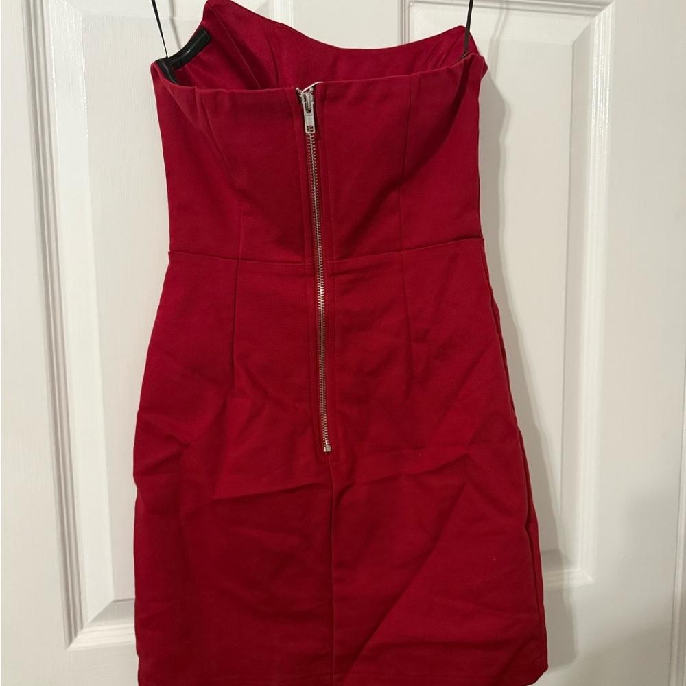 Lane Mini Dress - Red - Picture 2 of 4